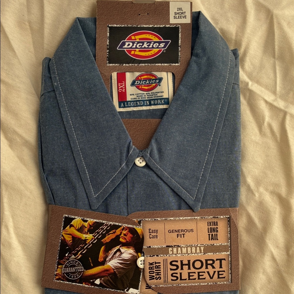 Dickies Chambray Short Sleeve Shirt